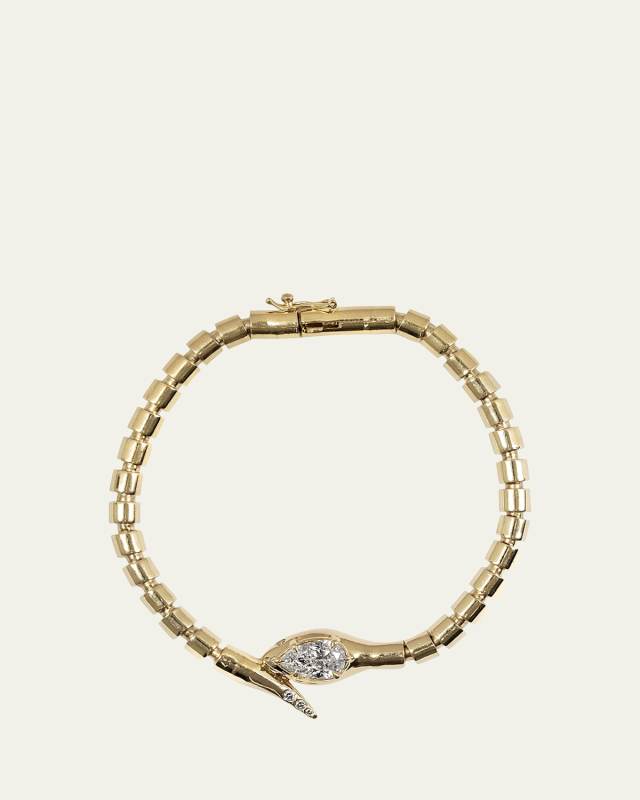 Serpent Scale Articulated Chain Bracelet